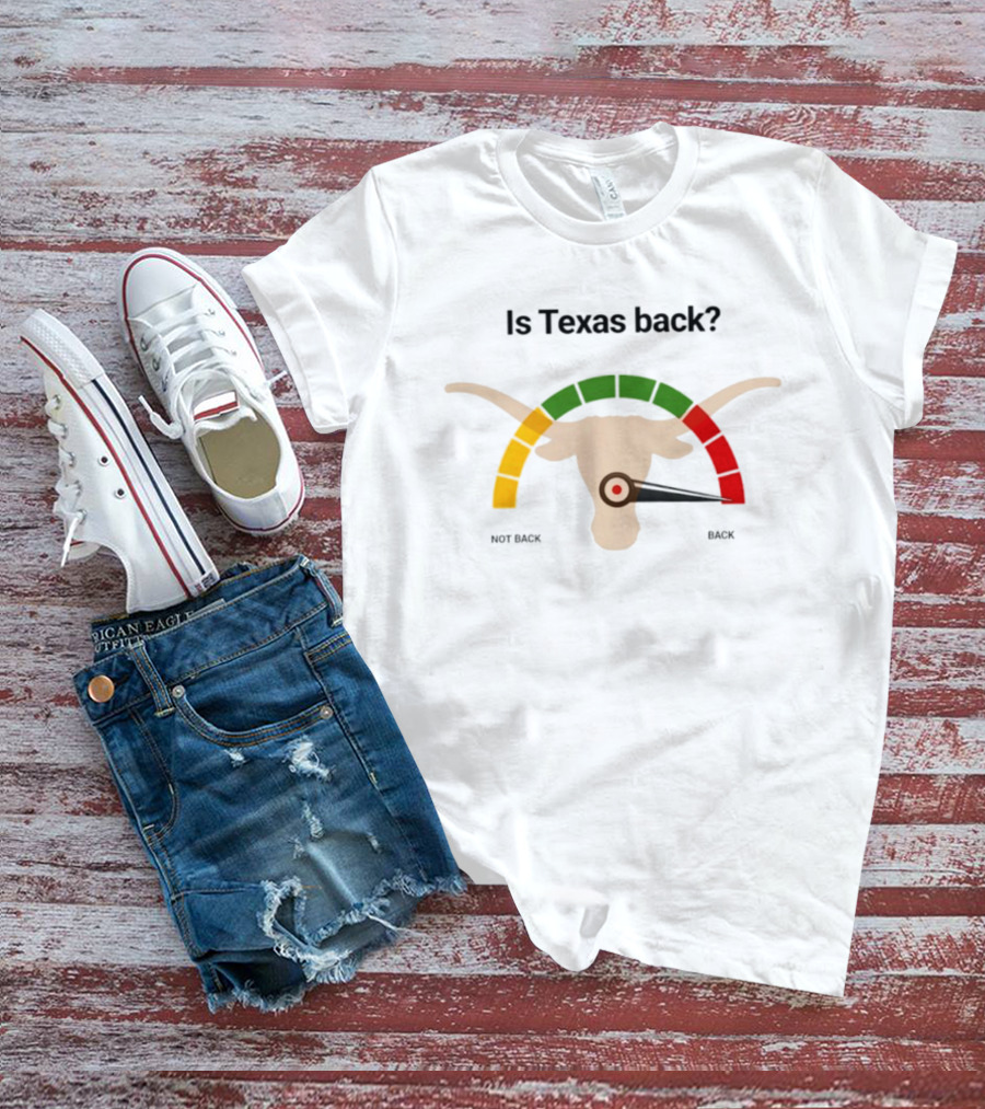 Is Texas Back Longhorns Meter Not Back Back T-Shirt
