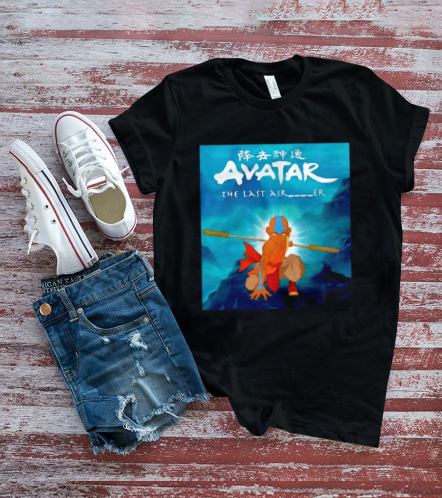 Avatar The Last Airbender Aang Nickelodeon Japanese T-Shirt