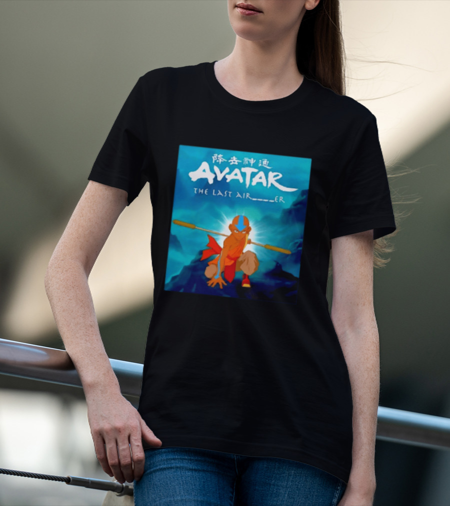 Avatar The Last Airbender Aang Nickelodeon Japanese T-Shirt