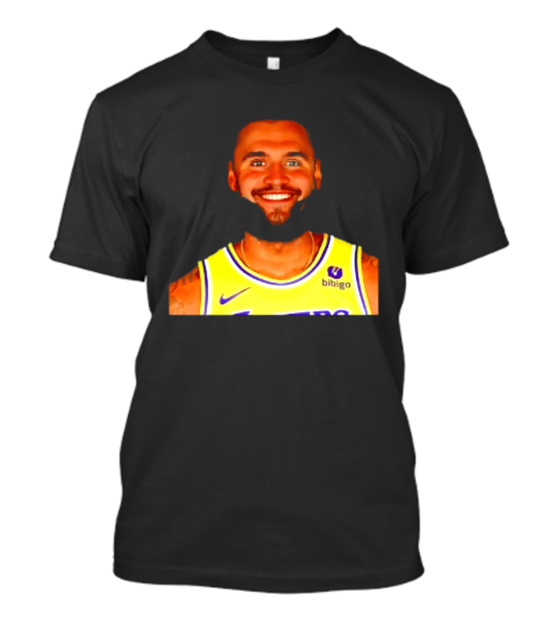 Charlie Kirk And LeBron James Los Angeles Lakers Basketball Meme T-Shirt