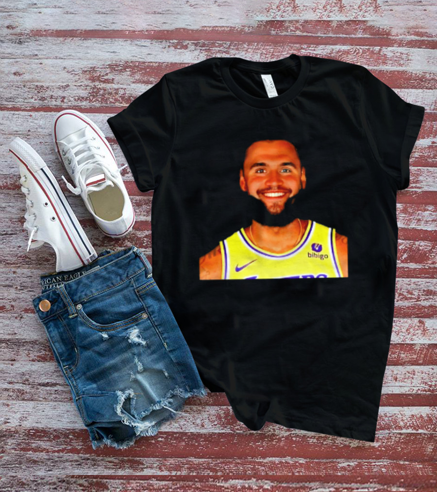 Charlie Kirk And LeBron James Los Angeles Lakers Basketball Meme T-Shirt