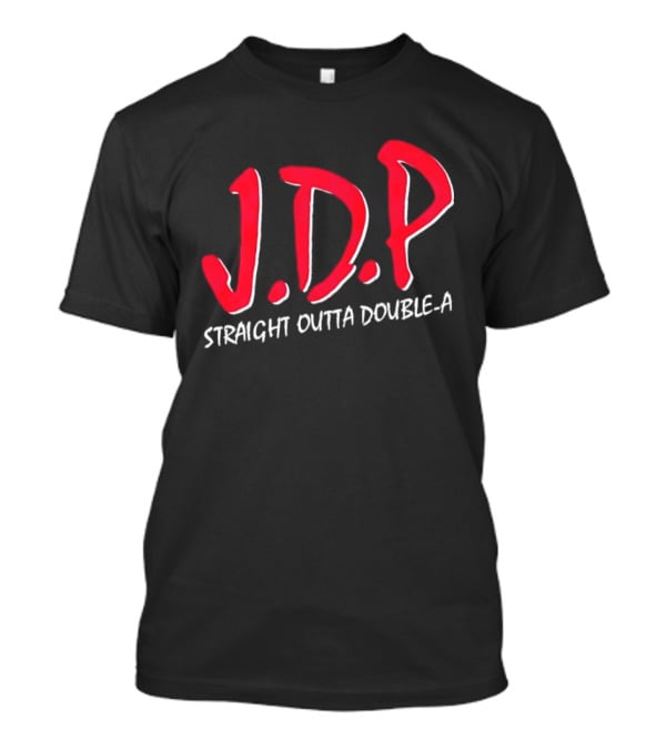 Josue De Paula JDP Straight Outta Double A Los Angeles Dodgers T-Shirt