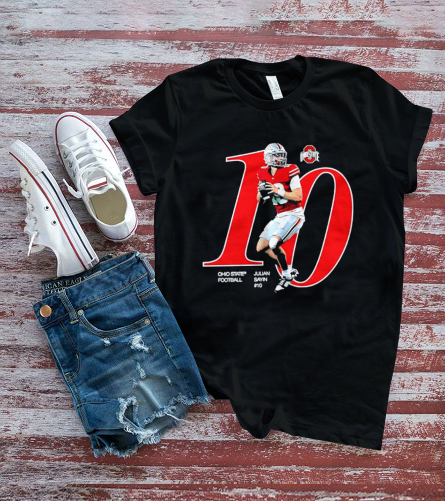 Ohio State Buckeyes Julian Sayin NCAA Football Player Number 10 T-Shirt
