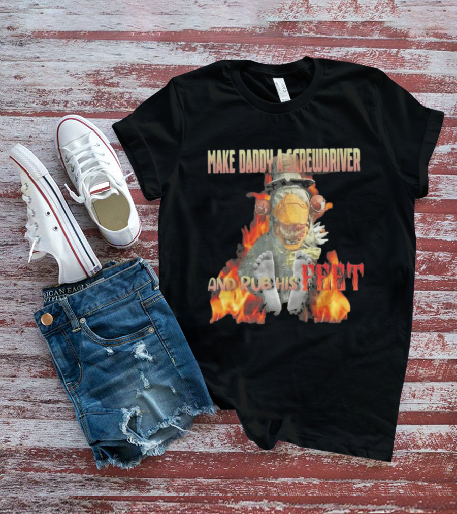 Dr Futterman Outlast Trials Make Daddy A Screwdriver And Rub His Feet Flaming Creature T-Shirt