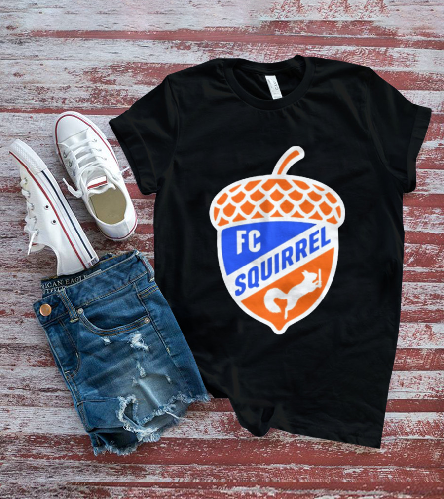 FC Squirrel Acorn Crest Cincinnati Soccer T-Shirt