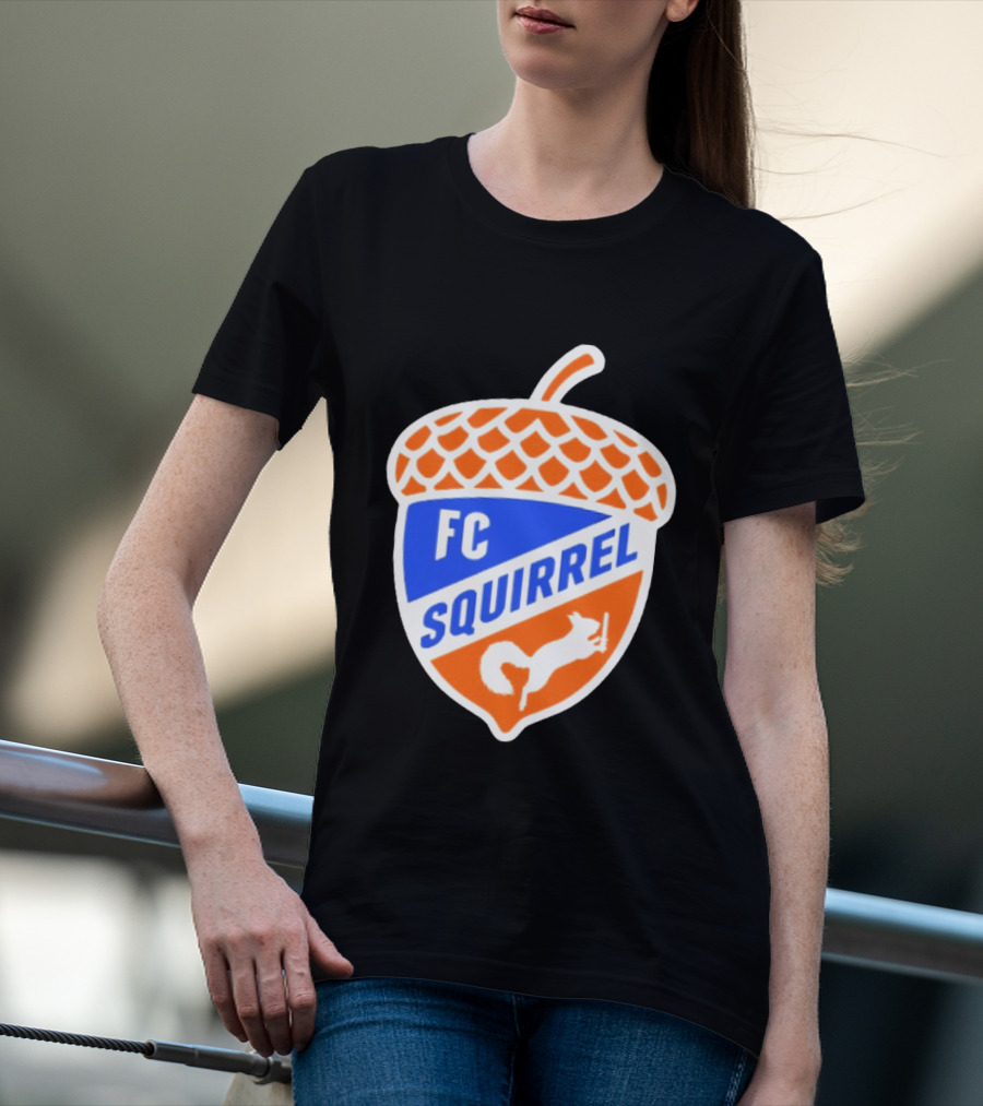 FC Squirrel Acorn Crest Cincinnati Soccer T-Shirt