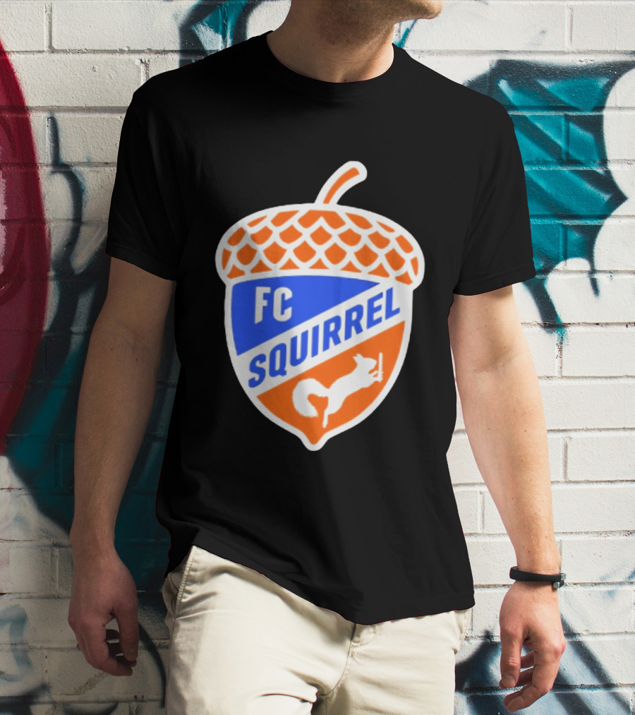 FC Squirrel Acorn Crest Cincinnati Soccer T-Shirt