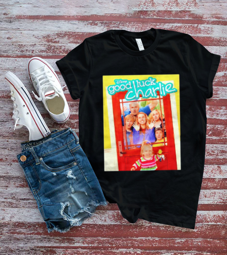 Disney Good Luck Charlie Family Door Scene T-Shirt