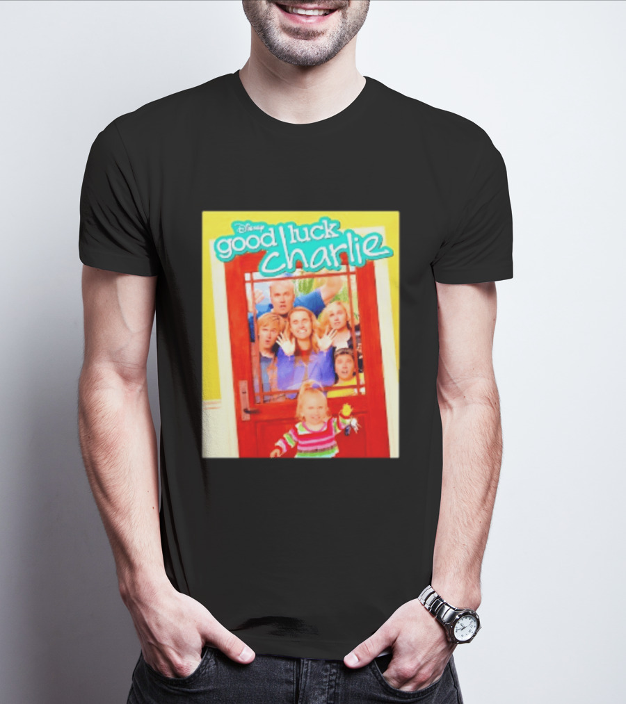Disney Good Luck Charlie Family Door Scene T-Shirt
