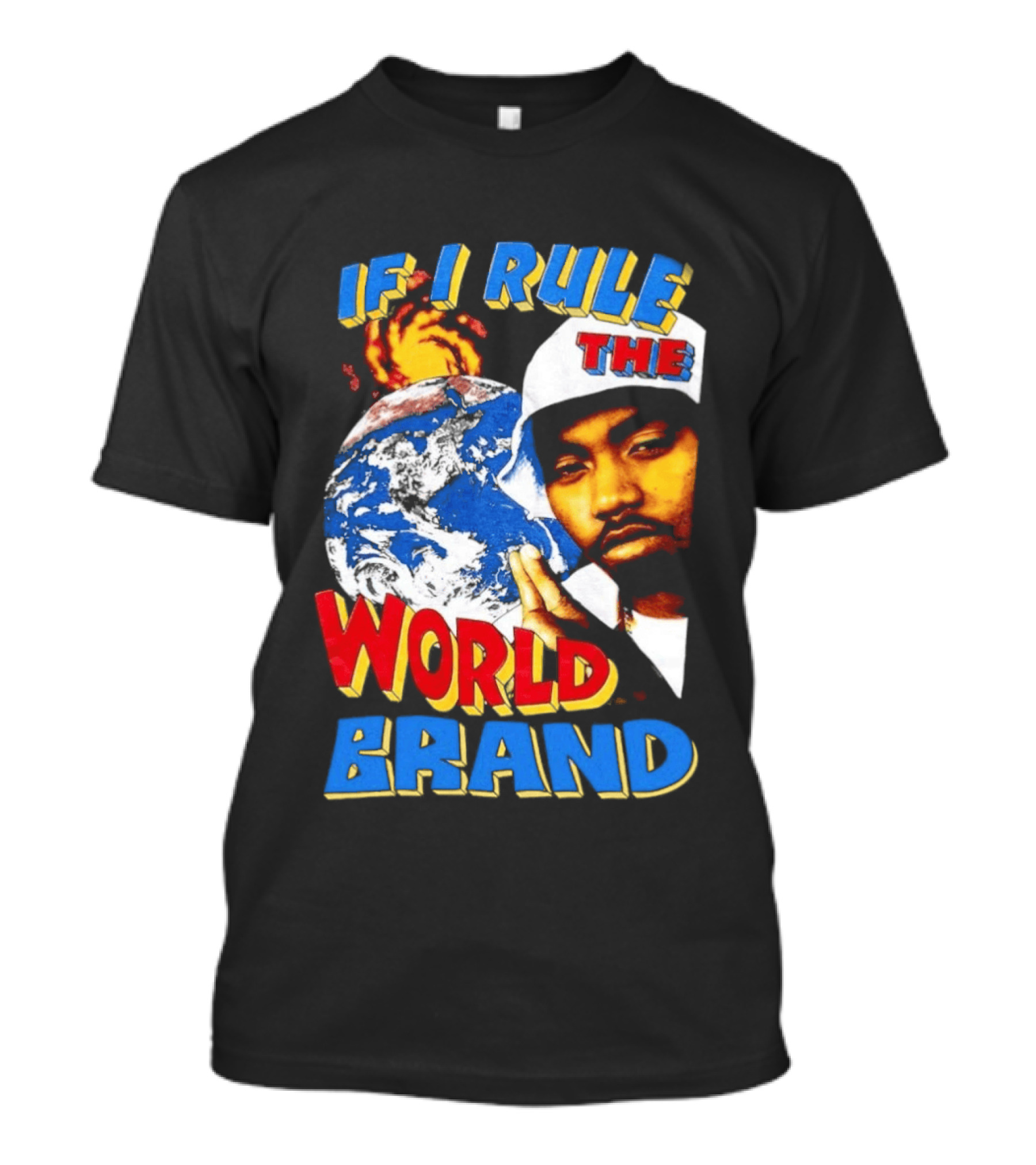 Nas If I Rule The World Hip Hop Earth Brand T-Shirt