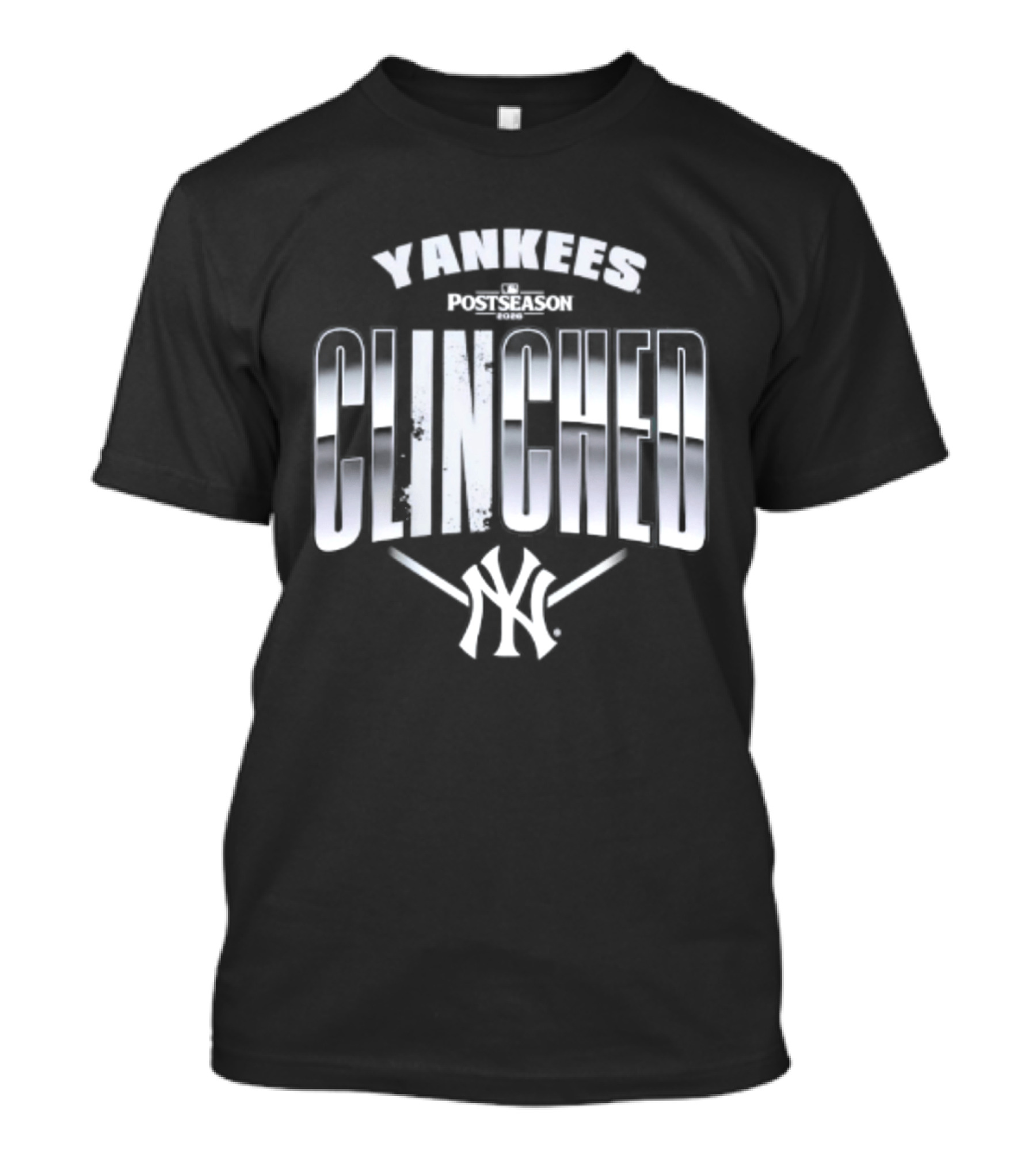 Yankees Clinched 2026 Postseason Locker Room T-Shirt