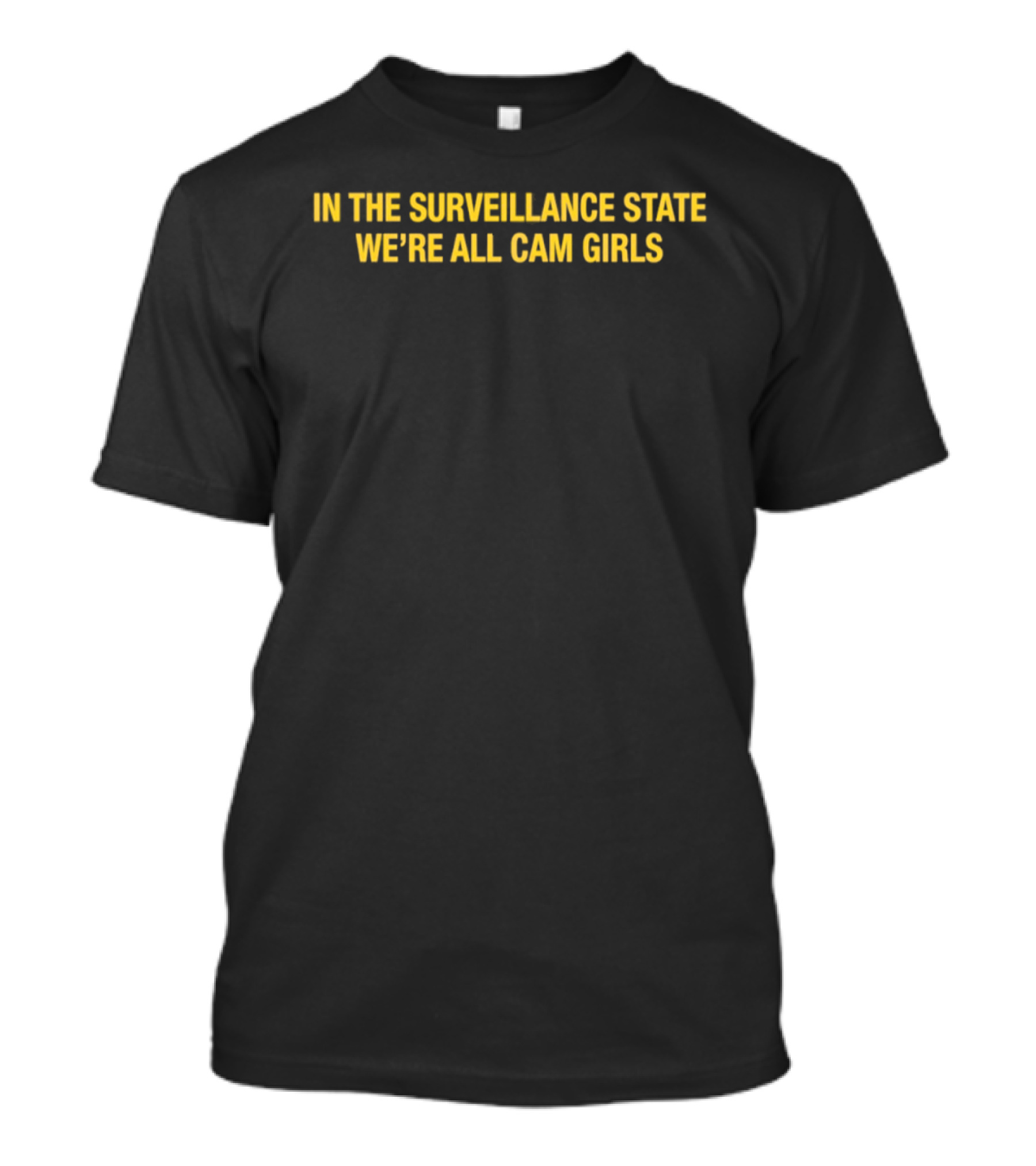 In The Surveillance State We're All Cam Girls T-Shirt
