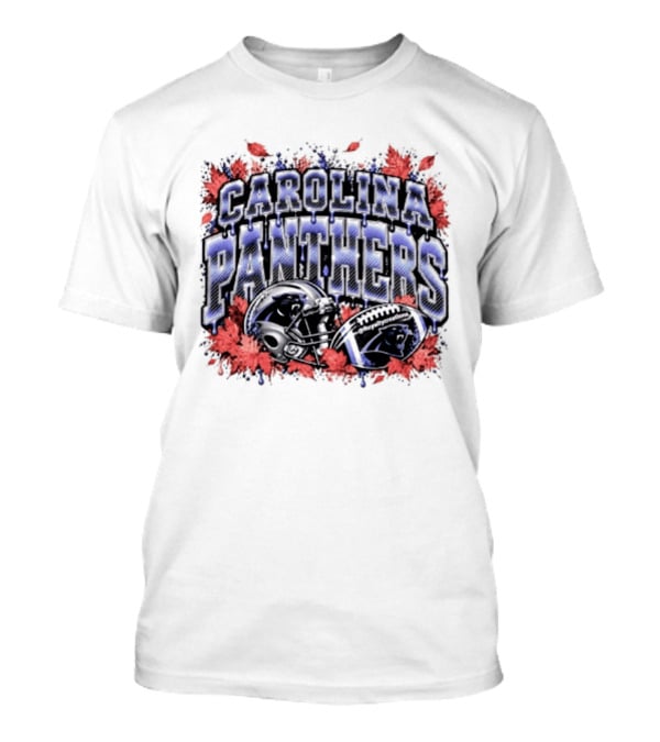 Carolina Panthers Football Faith Halloween 2026 Helmet Head Football T-Shirt