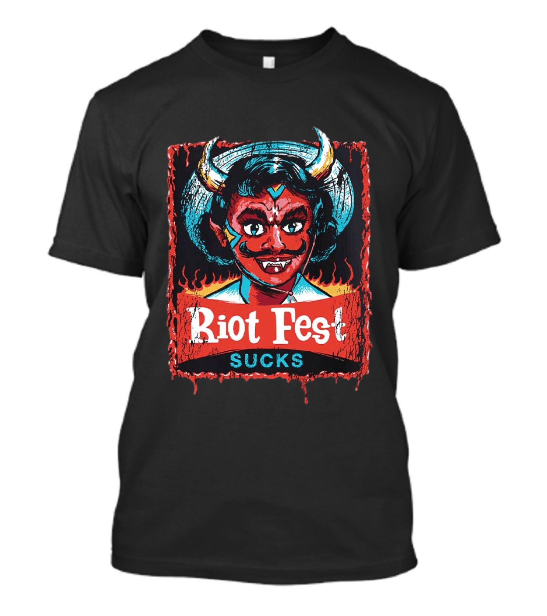 Riot Fest Sucks 2026 Chicago September 18 20 Little Devil Lineup Douglass Park T-Shirt