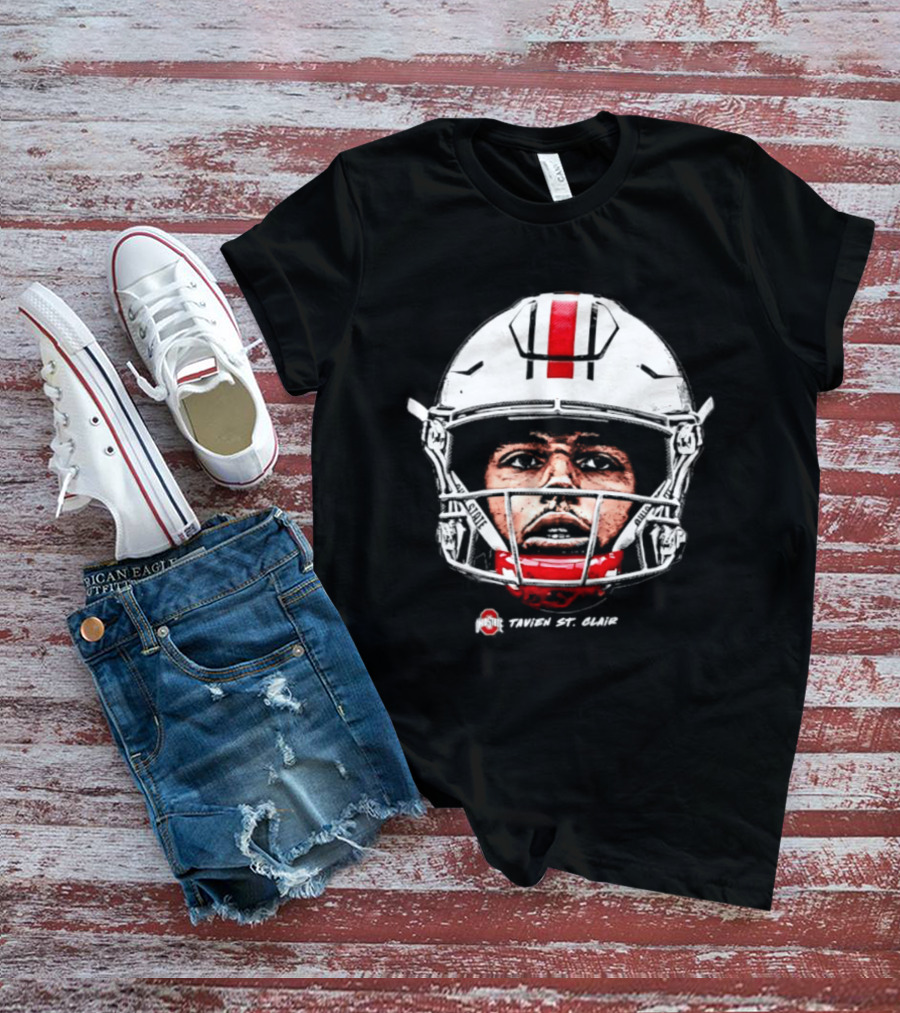 Ohio State Buckeyes Tavien St. Clair Game Face NCAA Football T-Shirt