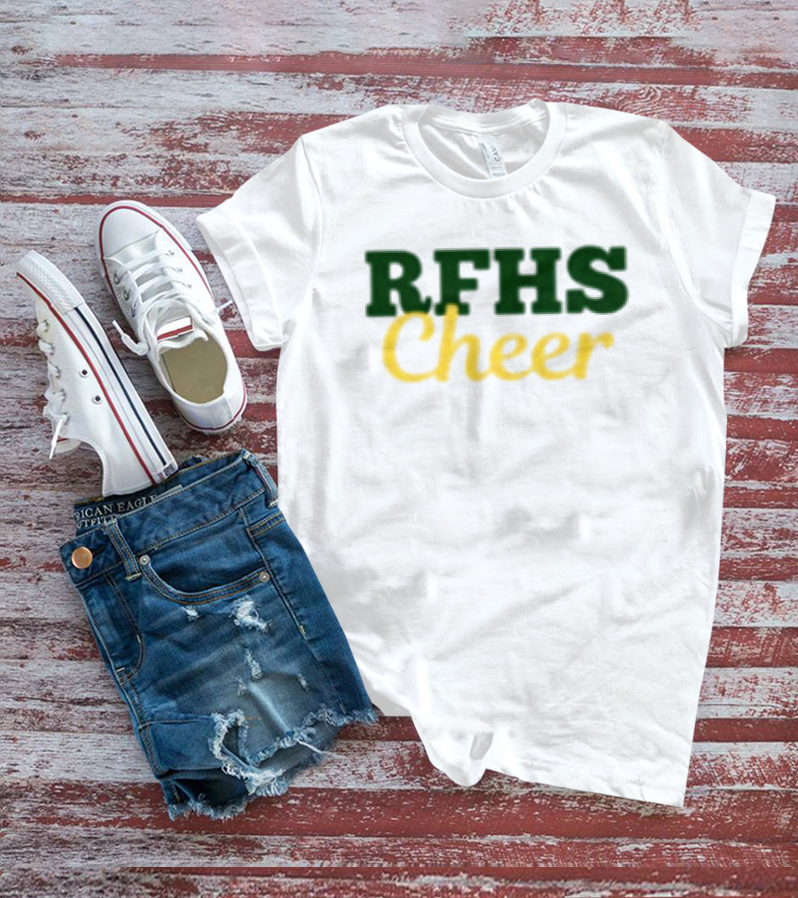 RFHS Cheer Roster Small Front White RF Store T-Shirt