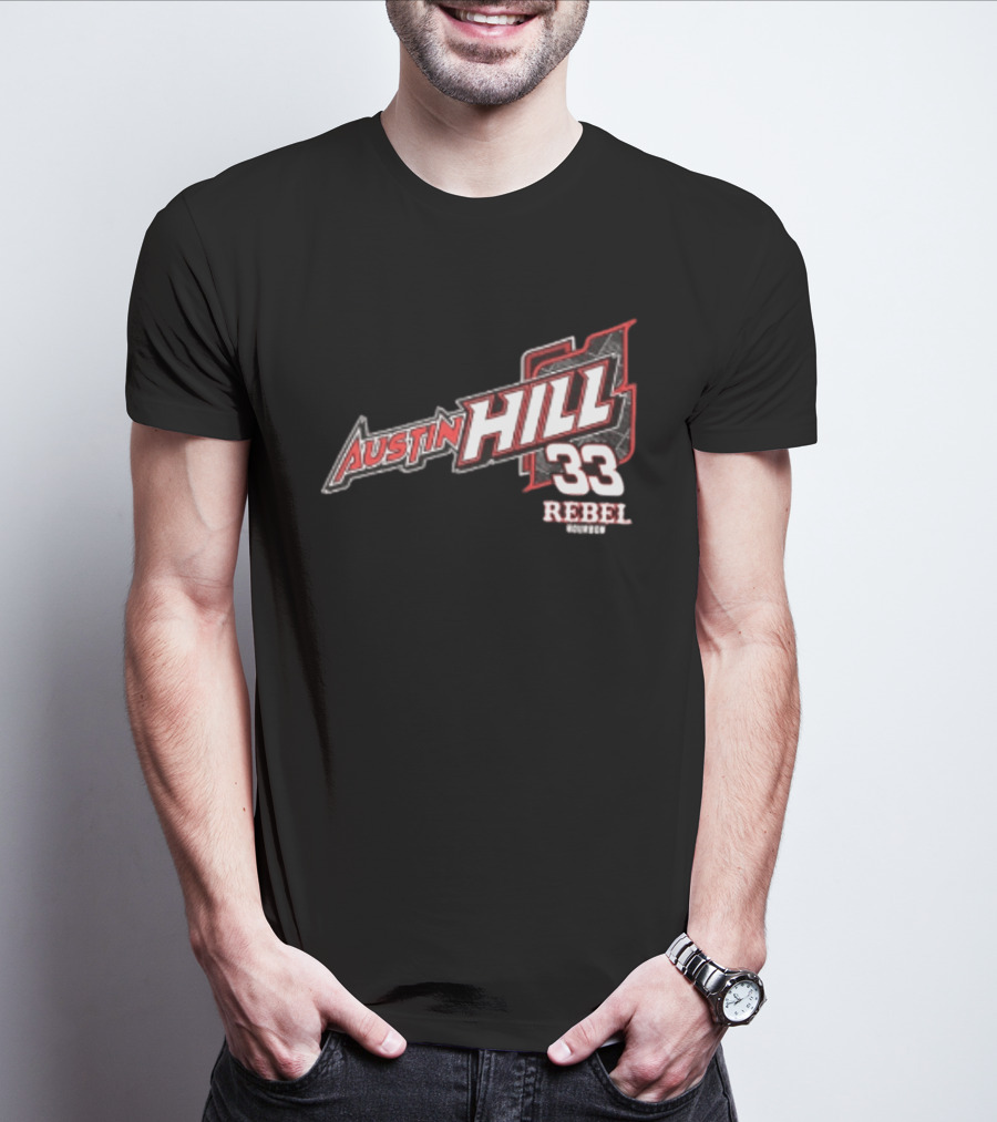 Austin Hill 33 Rebel Racing Team Honoring Our Original Rebel T-Shirt
