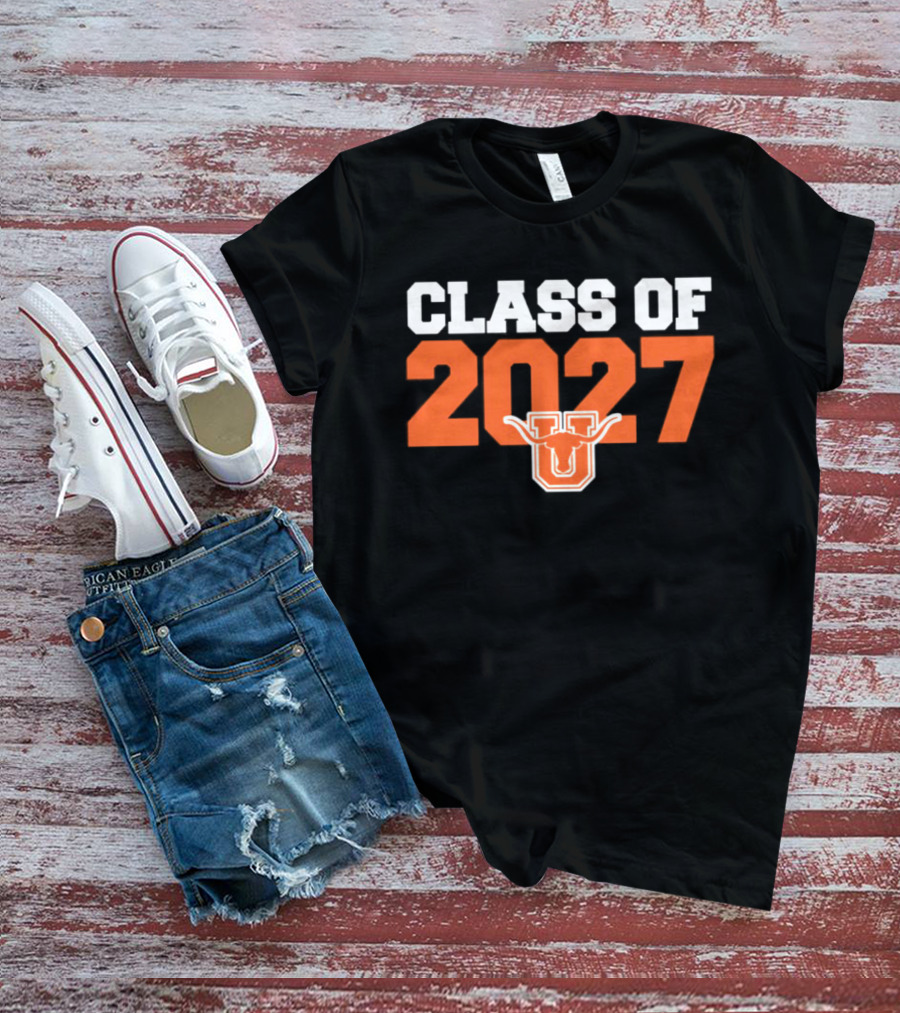 Texas Longhorns Class Of 2027 NCAA Football Longhorn T-Shirt