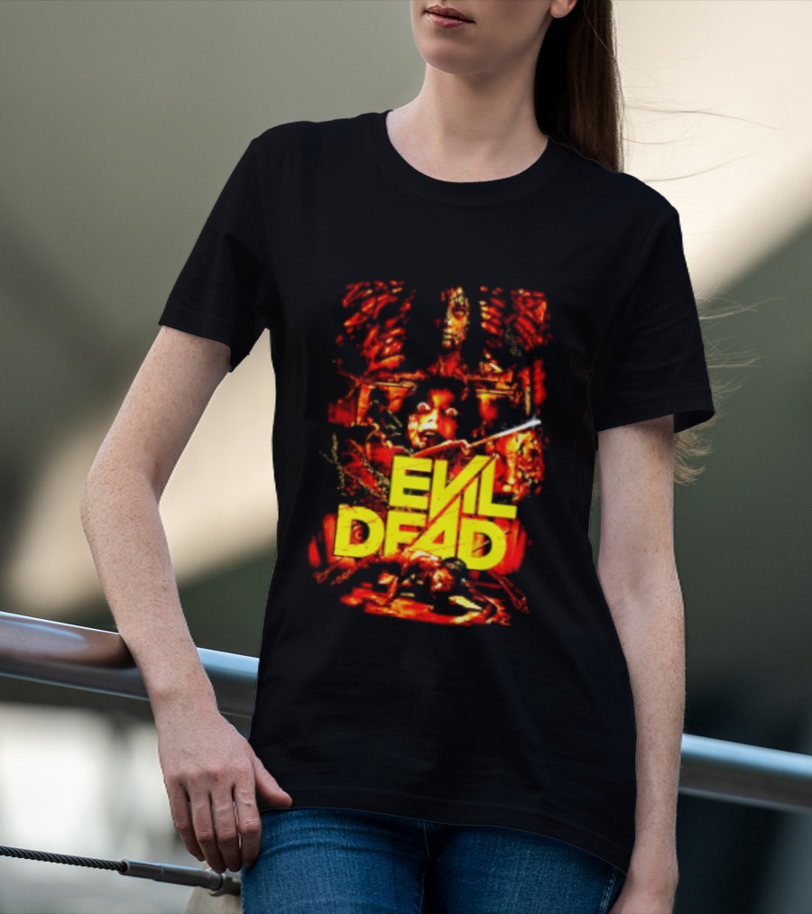 Evil Dead Classic Horror Movie Sam Raimi Iconic Cult T-Shirt
