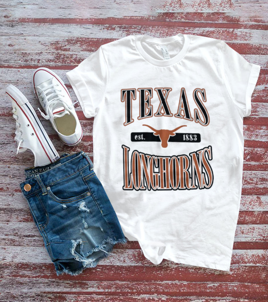 Texas Longhorns Est 1883 Vintage Team Spirit T-Shirt