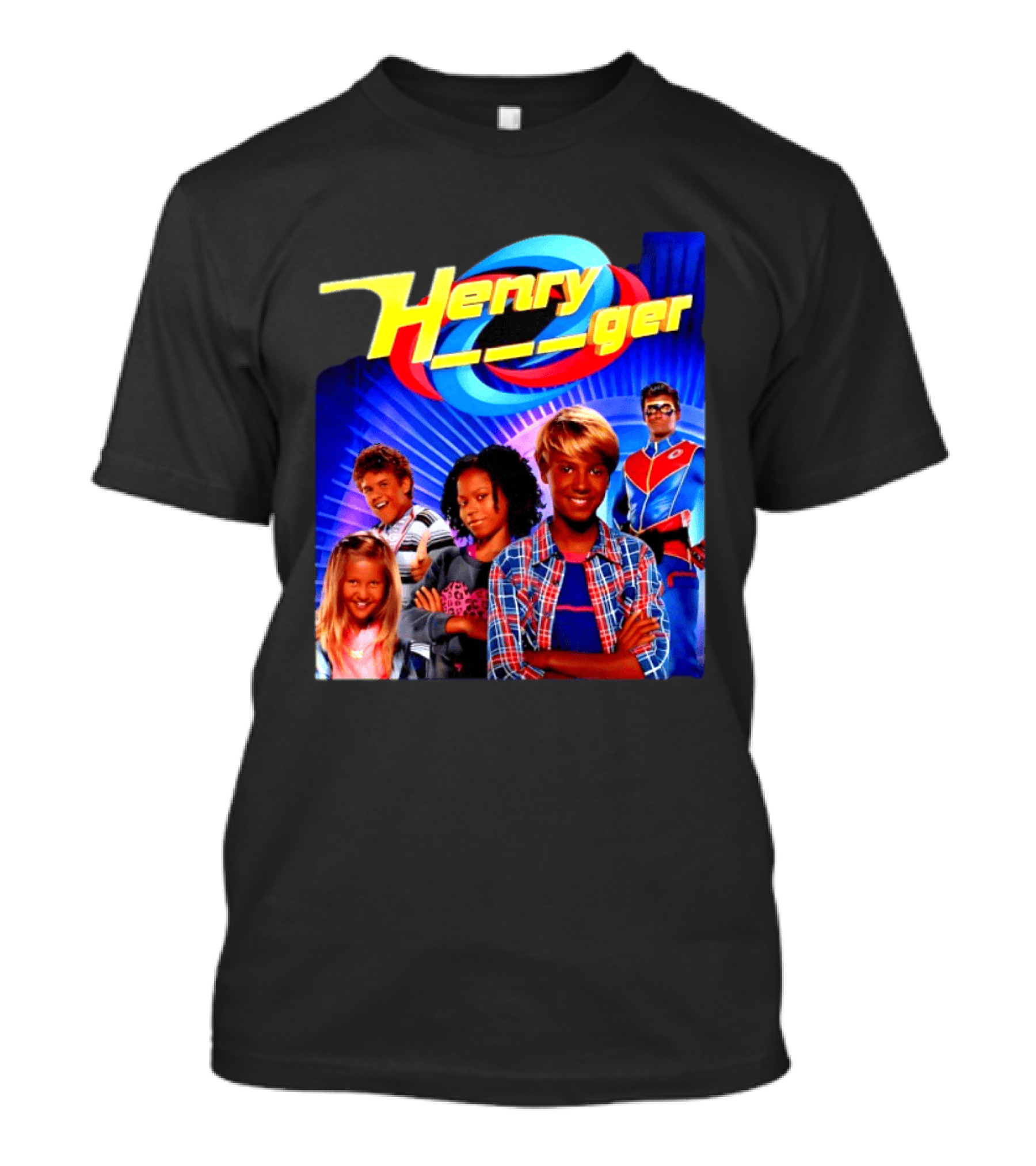 Henry Danger Nickelodeon Kids TV Show Captain Man Superhero Characters T-Shirt