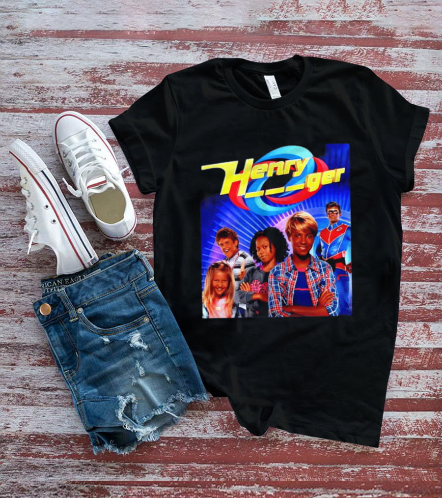 Henry Danger Nickelodeon Kids TV Show Captain Man Superhero Characters T-Shirt