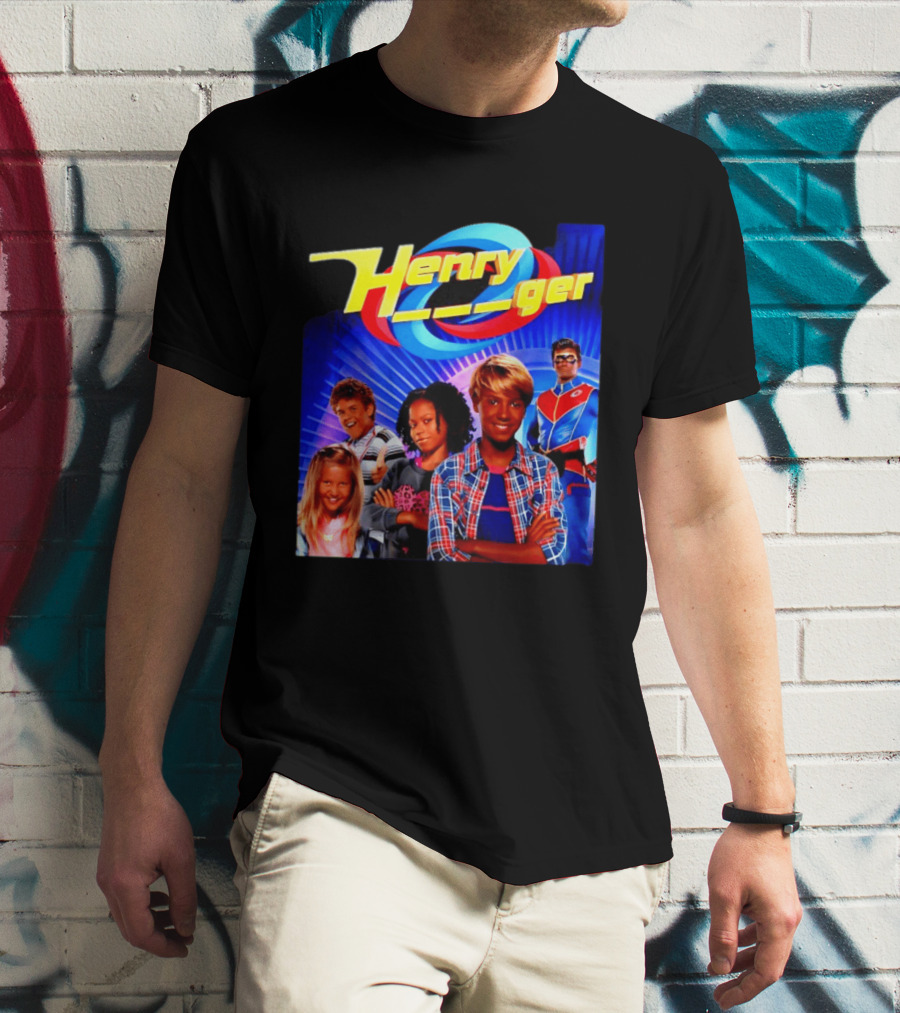 Henry Danger Nickelodeon Kids TV Show Captain Man Superhero Characters T-Shirt