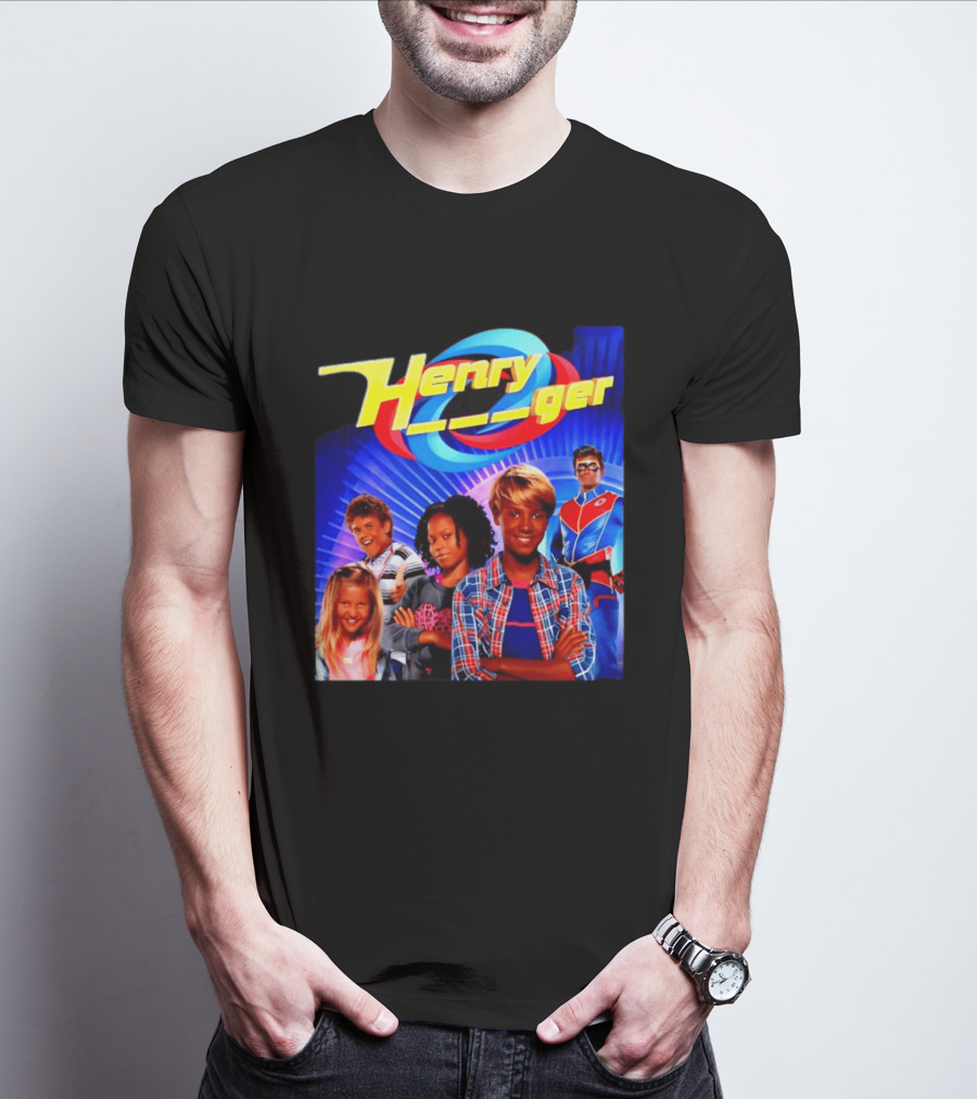 Henry Danger Nickelodeon Kids TV Show Captain Man Superhero Characters T-Shirt
