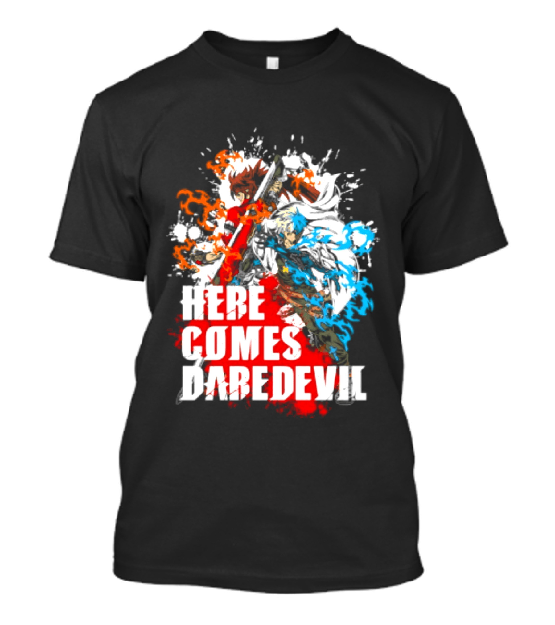 Here Comes Daredevil Guilty Sol Badguy Vibrant Splash T-Shirt