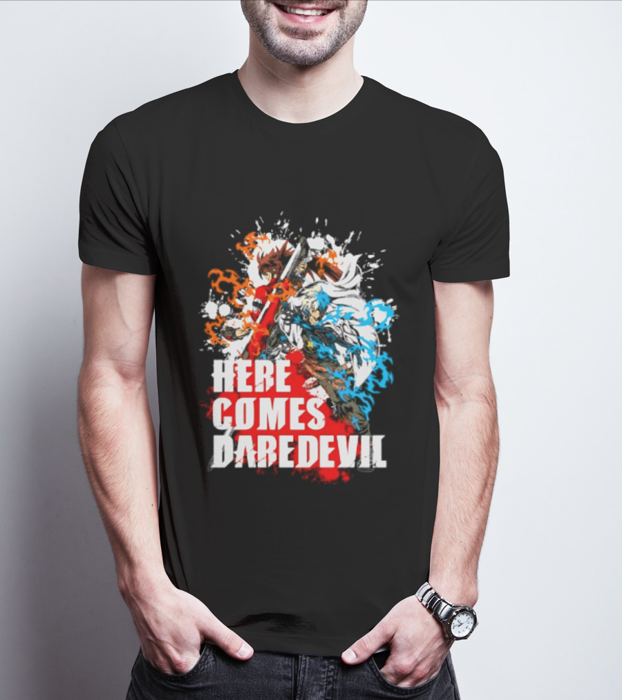 Here Comes Daredevil Guilty Sol Badguy Vibrant Splash T-Shirt