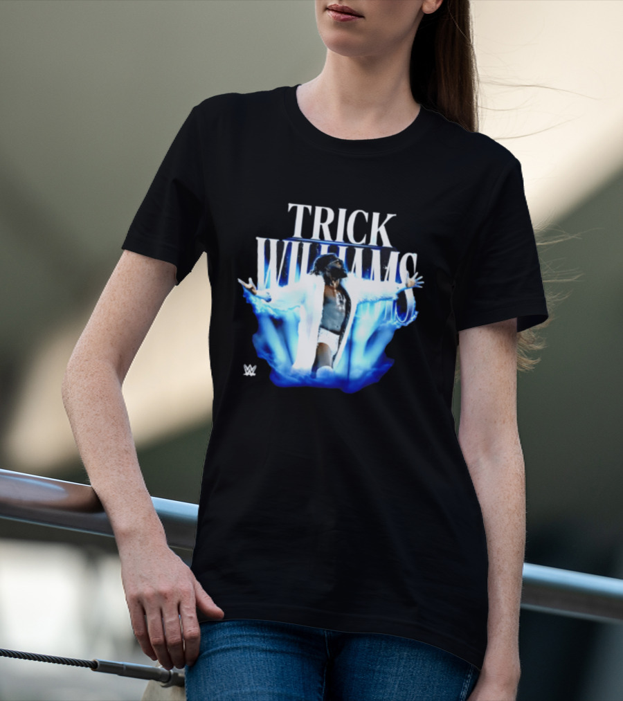 Trick Williams WWE Fur Coat Iconic Entrance T-Shirt