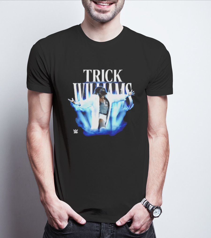 Trick Williams WWE Fur Coat Iconic Entrance T-Shirt