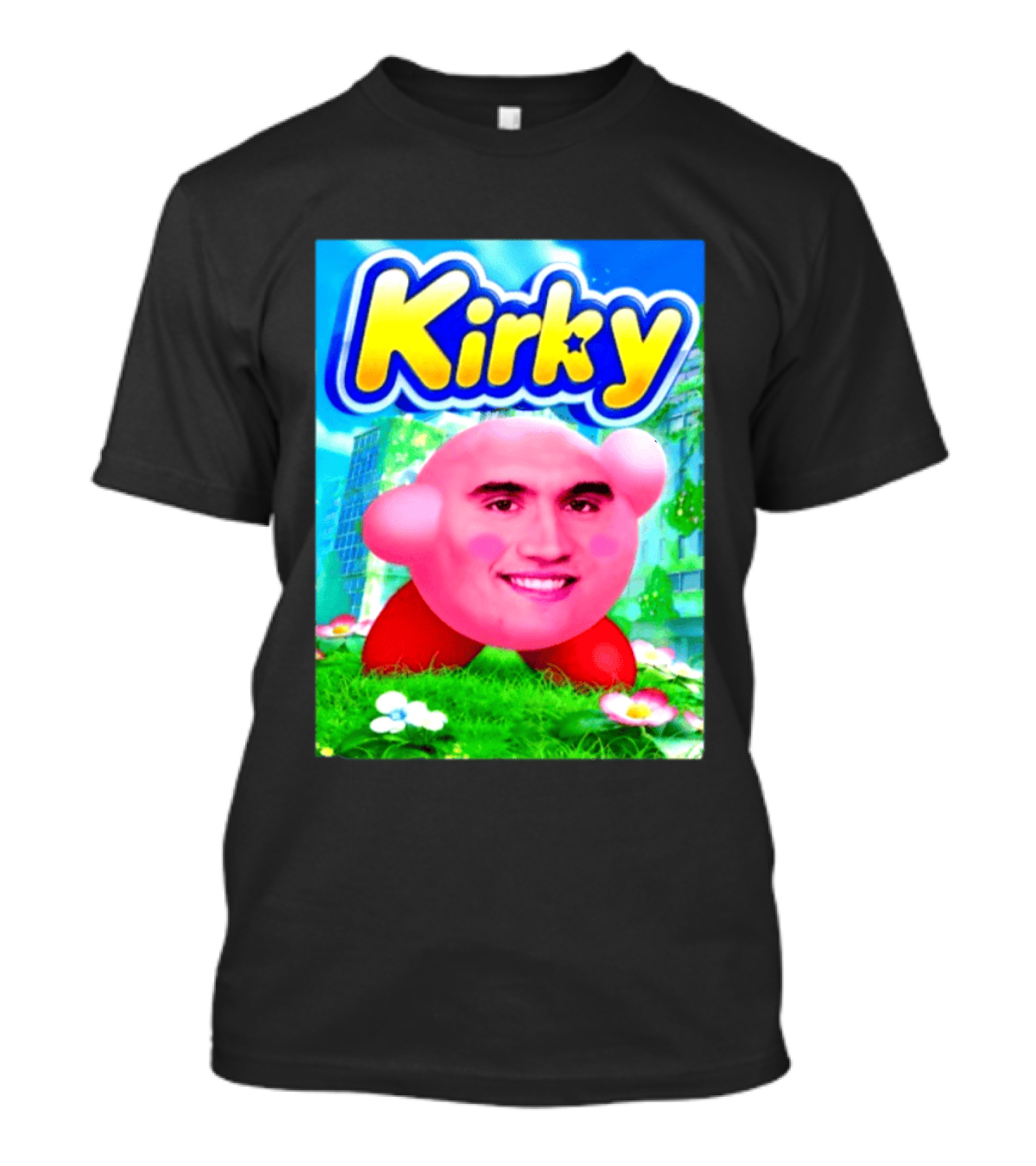 Kirky Charlie Kirk Kirby Meme T-Shirt