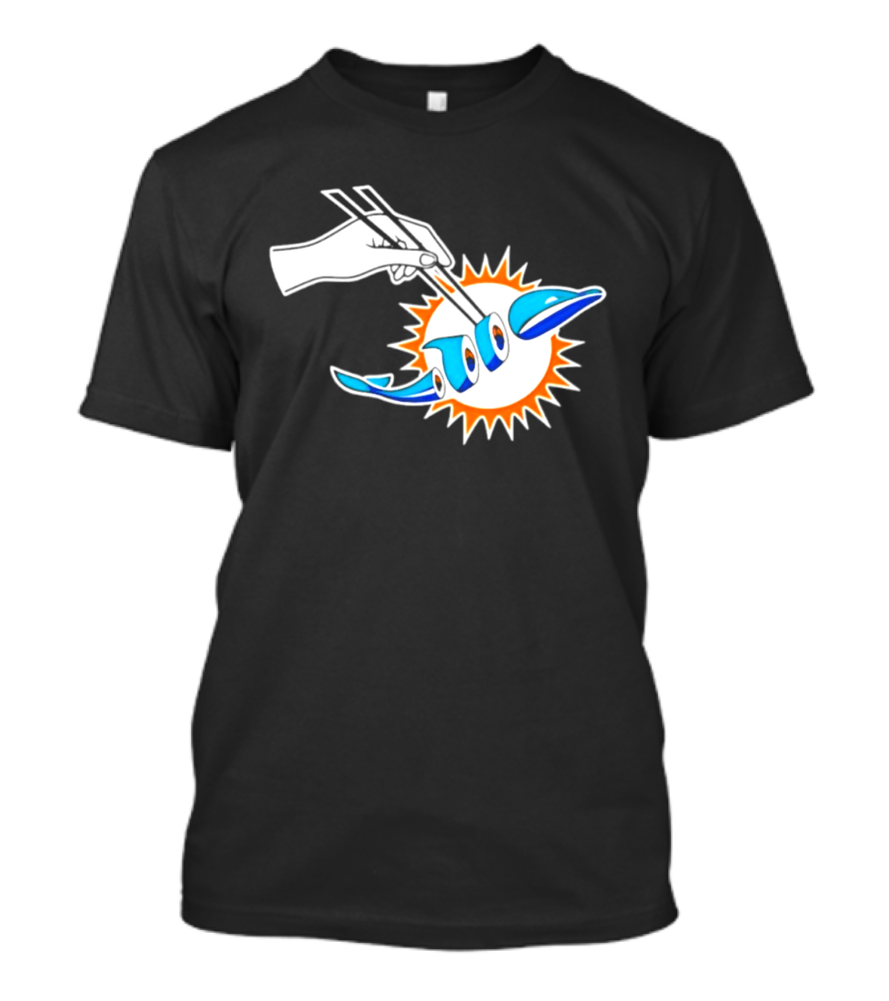 Maxx Crosby Las Vegas Raiders Sushi Miami Dolphin T-Shirt
