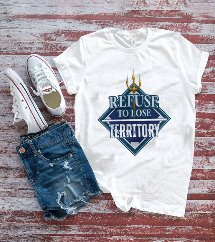 Seattle Seahawks Refuse To Lose Territory Trident T-Shirt