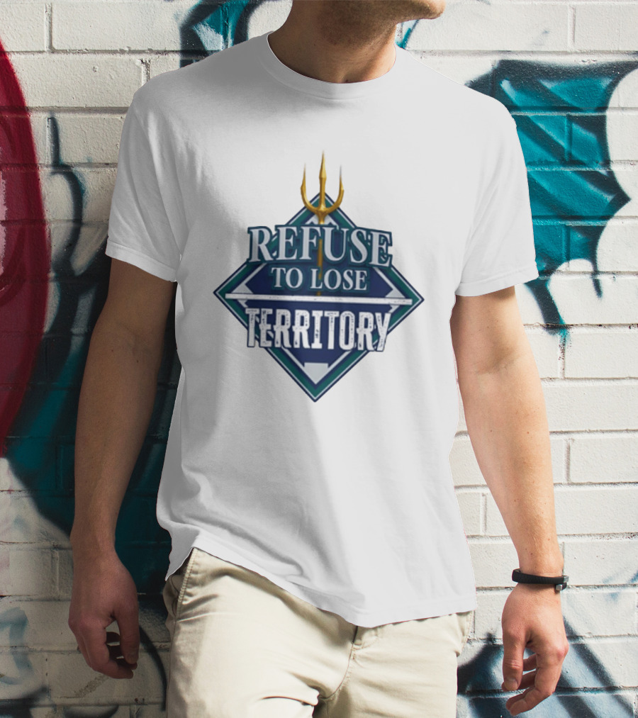 Seattle Seahawks Refuse To Lose Territory Trident T-Shirt