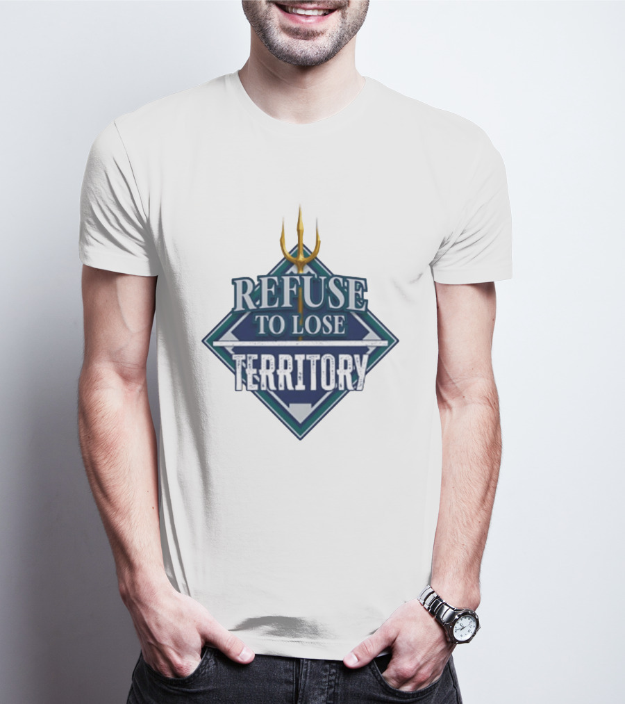 Seattle Seahawks Refuse To Lose Territory Trident T-Shirt