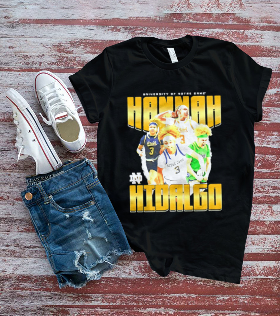 University Of Notre Dame Hannah Hidalgo Ncaa Women's Basketball T-Shirt