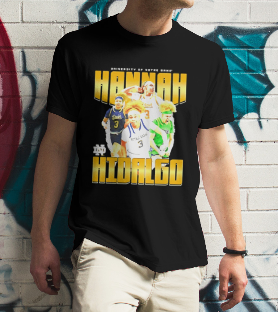 University Of Notre Dame Hannah Hidalgo Ncaa Women's Basketball T-Shirt