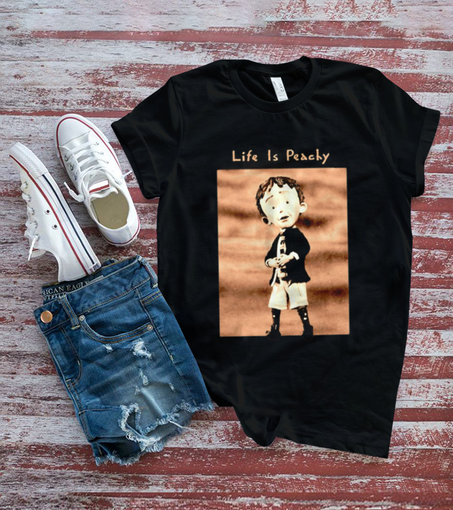 Life Is Peachy Korn Nu Metal Character Jonathan Davis T-Shirt