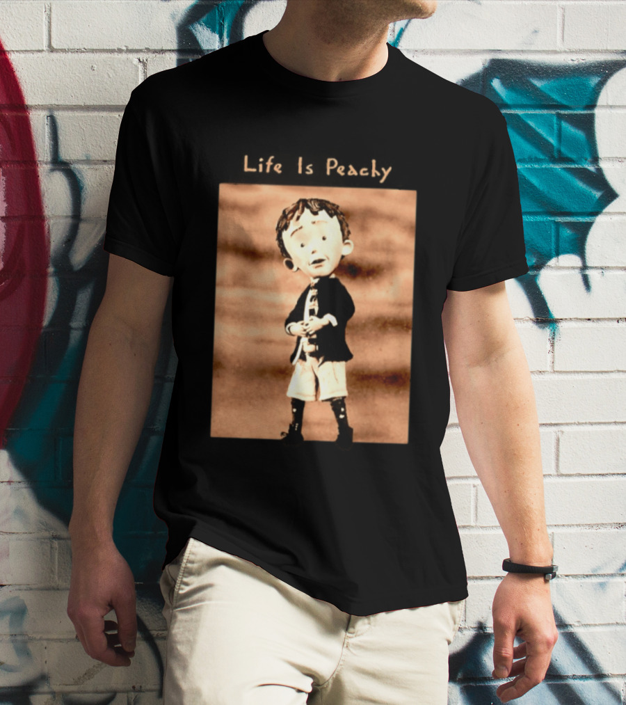 Life Is Peachy Korn Nu Metal Character Jonathan Davis T-Shirt