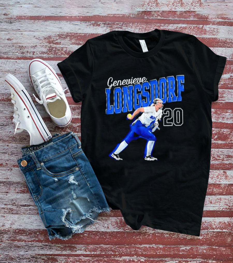 Genevieve Longsdorf 20 Buffalo Bulls NCAA Softball Player T-Shirt