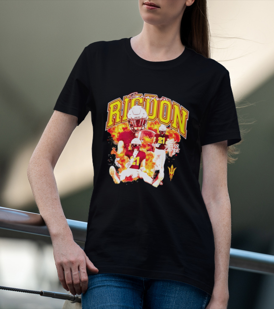 Grayson Rigdon 21 Arizona State Texas Tempe Football Player T-Shirt