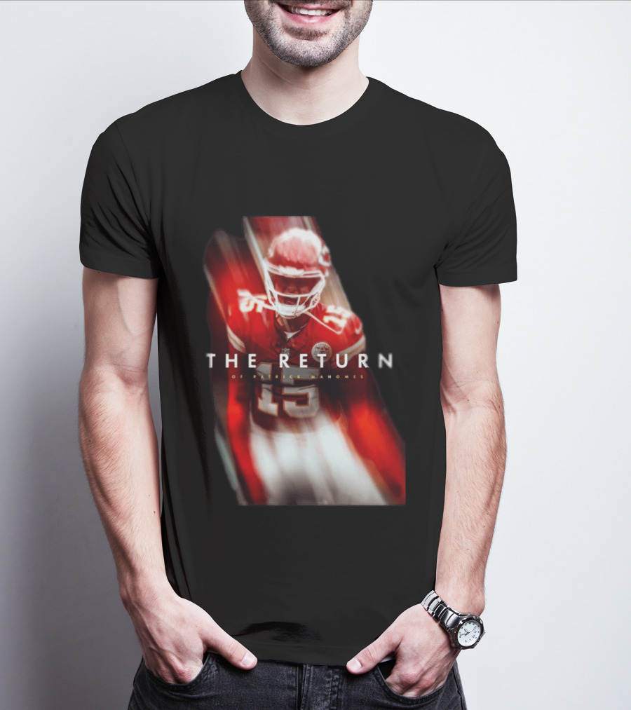 Patrick Mahomes The Return Kansas City Chiefs 15 NFL 2026 Seasons T-Shirt