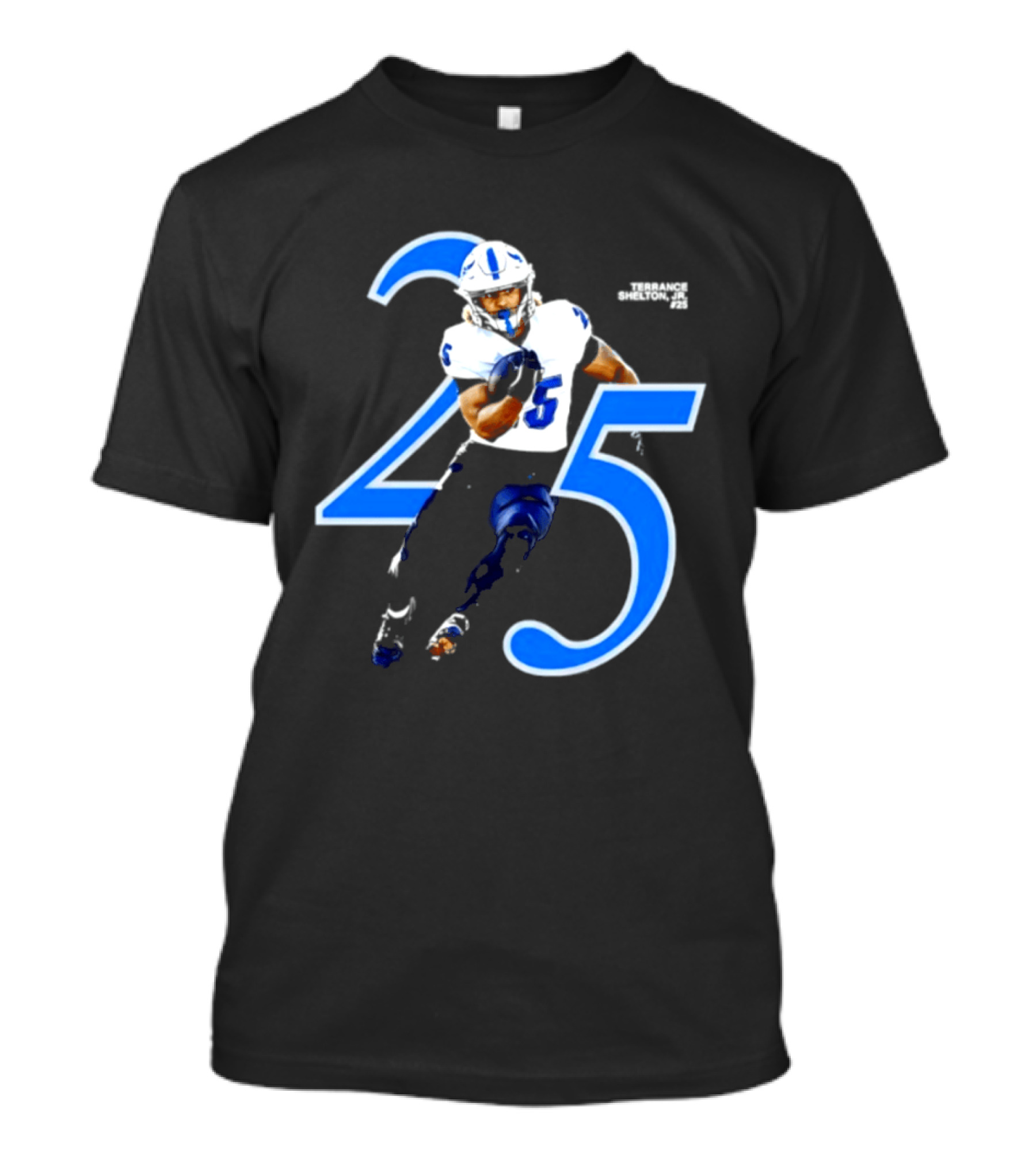 Terrance Shelton Jr 25 Buffalo Bulls NCAA Football Player Jersey Number T-Shirt