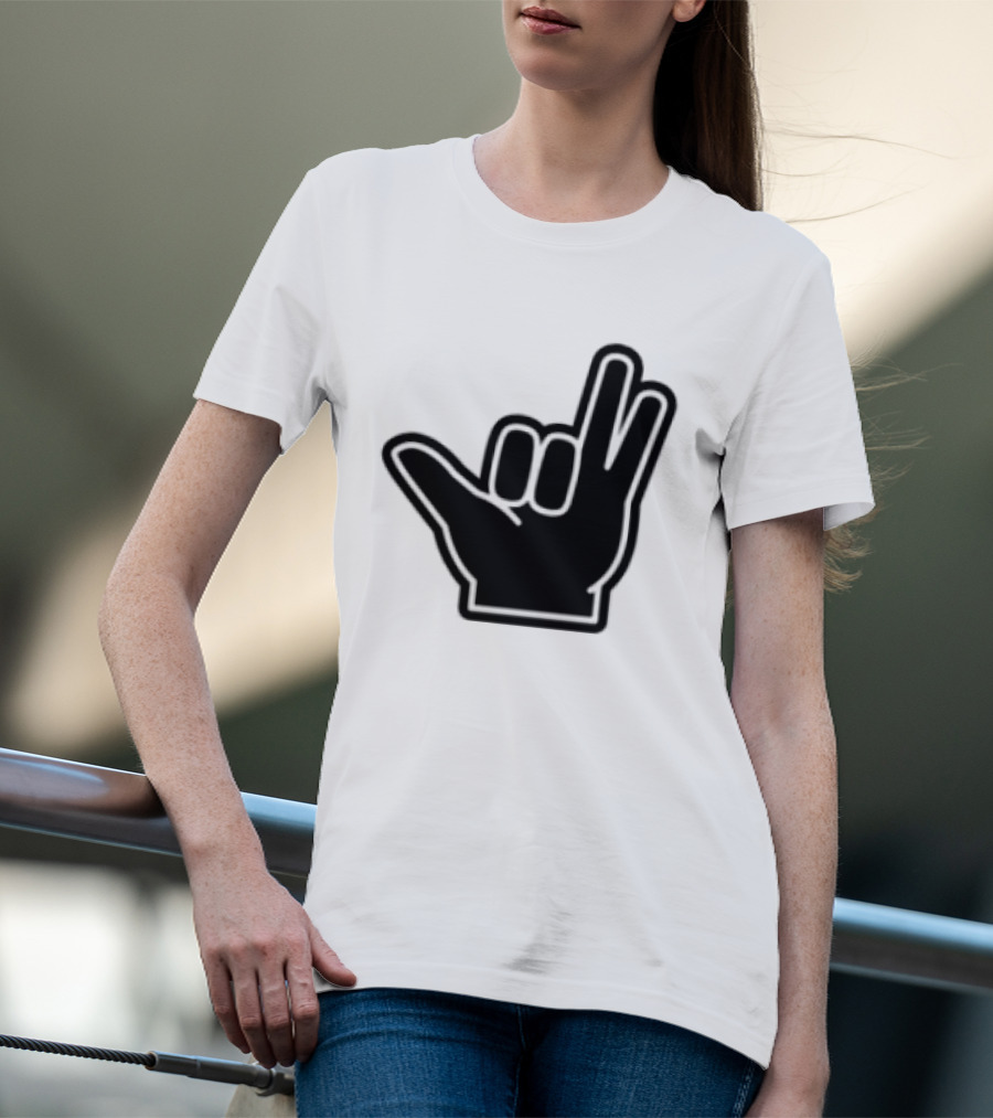 8Ro8 Store Hammajang Shaka Hand Sign Gesture T-Shirt