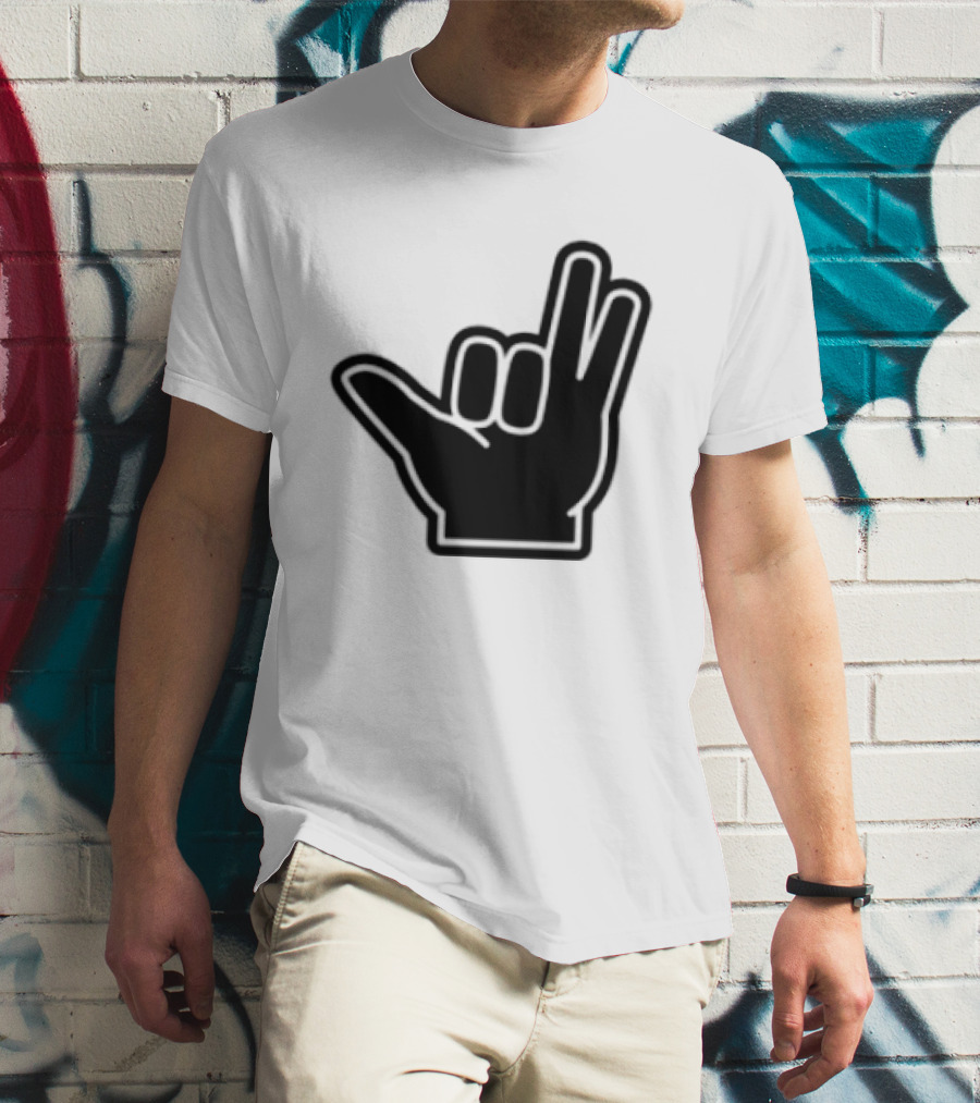 8Ro8 Store Hammajang Shaka Hand Sign Gesture T-Shirt
