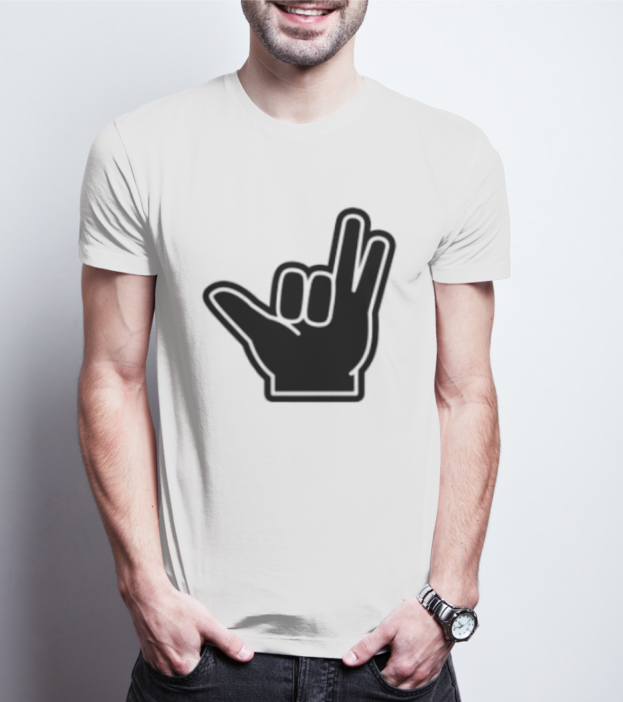 8Ro8 Store Hammajang Shaka Hand Sign Gesture T-Shirt