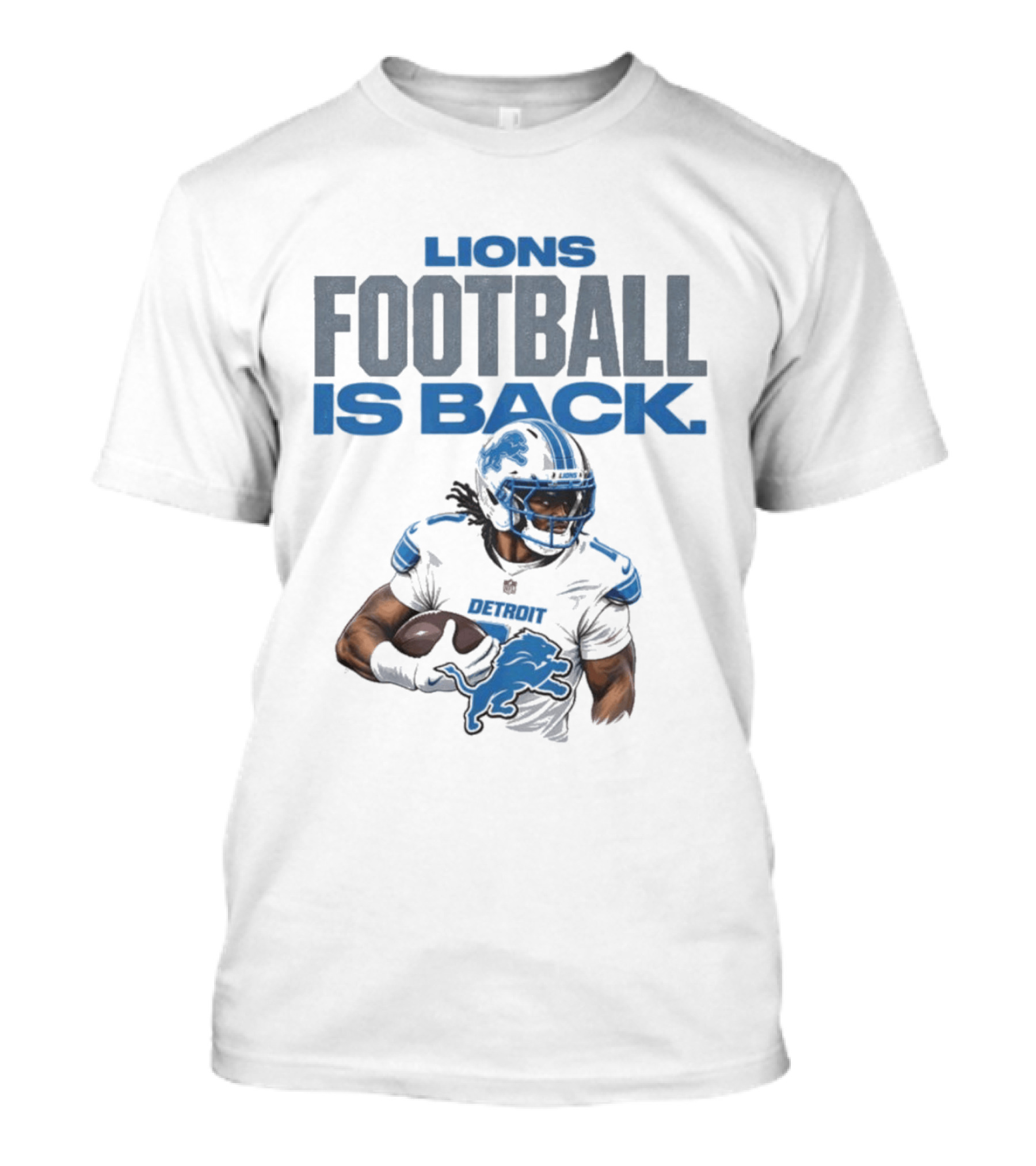 Lions Football Is Back Player Detroit Lions T-Shirt