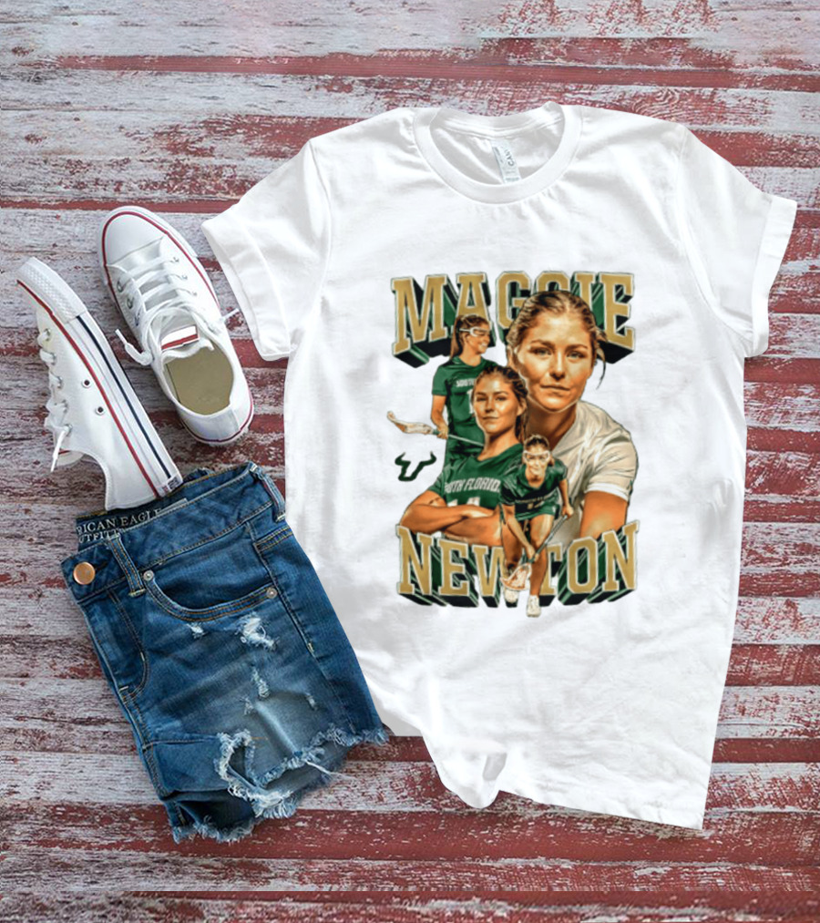 Maggie Newton South Florida Lacrosse Player USF T-Shirt
